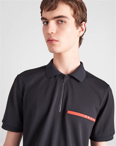 Prada Piqué Polo Shirt 